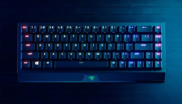 Así es el nuevo teclado Razer BlackWidow V3 Mini HyperSpeed, un 65% más pequeño