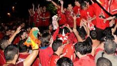 Murcia fue una fiesta tras el sufrido ascenso