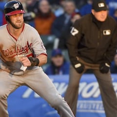 Los Nationals sufren y pierden si Harper no batea