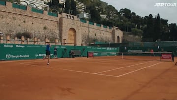 El entrenamiento de Nadal y Medvedev justo antes del positivo del ruso