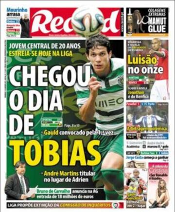Portadas de la prensa deportiva
