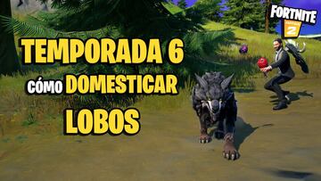 &iquest;C&oacute;mo domar lobos y hacer que ataquen a enemigos en Fortnite Temporada 6?