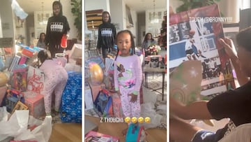 La ostentosa Navidad de Lebron James con sus hijos