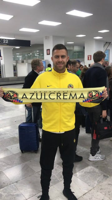 Las primeras imágenes de Jérémy Ménez con los colores del América