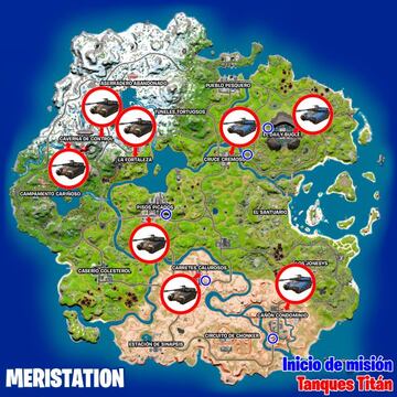 Esta misi&oacute;n nos pide ir a los puntos designados, y luego destruir estructuras con Tanques Tit&aacute;n