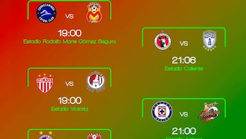 Fechas y horarios de la jornada 6 del Clausura 2019 de la Copa MX