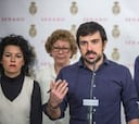 Un senador de Podemos rehusa una invitación al Bernabéu