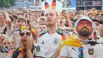 Un español ve el gol del triunfo en la Euro ante miles de alemanes y hace esto: 1 millón de visitas