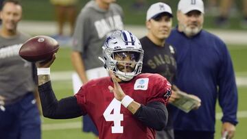 La rehabilitaci&oacute;n del quarterback Dak Prescott va por buen camino y los entrenadores de los Dallas Cowboys aumentar&aacute;n su carga de trabajo semana a semana.