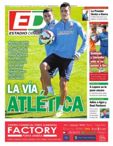 Portadas de la prensa deportiva