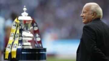 Greg Dyke, en la final de la FA Cup.