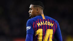 Barcelona's Malcom out of action after Copa del Rey injury