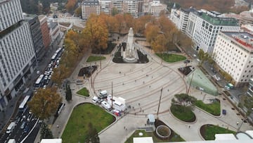 El antes y el despu&eacute;s de Plaza Espa&ntilde;a de Madrid: as&iacute; es el proyecto y cu&aacute;nto tardaron las obras.