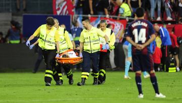 Un herido sevillista.