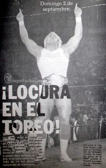 El 2 de septiembre de 1984 se presentó a sus 31 años en el Toreo de Cuatro Caminos. Se enfrentó a Canek quien fue descalificado al concluir la segunda caída. 