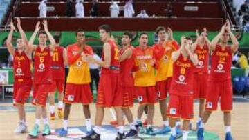 España celebró el pase a las semifinales.