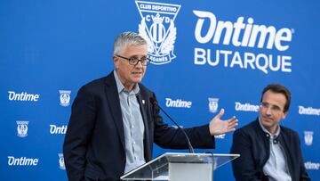 PRESENTACION ESTADIO ONTIME BUTARQUE
JEFF LUHNOW PRESIDENTE DEL LEGANES
MIGUEL ANGEL RECUENCO ALCALDE DE LEGANES
24.09.25