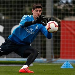 Courtois repite sesión con el grupo y apunta a Getafe