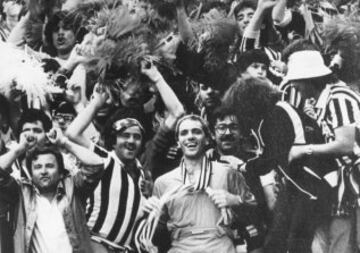 Seguidores de la Juventus en un partido