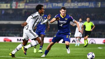 Cuadrado rinde en victoria de Juventus ante Hellas Verona