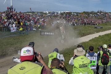 Espectacular accidente de Quentin Gilbert en el Rally de Portugal