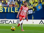 Iván Martín, en un partido con el Girona.