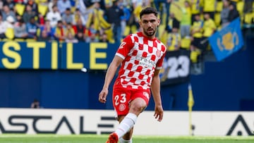 Iván Martín, en un partido con el Girona.