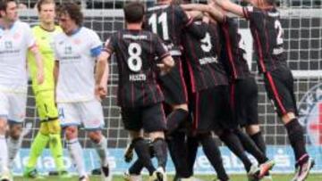 El Eintracht venció por 2-1 al Mainz