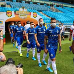 El fútbol, con mascarillas