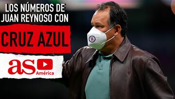 Los números que dejó Juan Reynoso en Cruz Azul