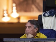 Emilio Azcarraga Manager of America during the Quarterfinals second leg match between Club America and Leon, as part of Torneo Apertura 2023 Liga BBVA MX, at Azteca Stadium, December 02, 2023, in Mexico City.