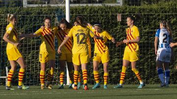 Goleada del Barcelona en San Sebastián.