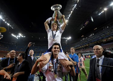 Su segunda Champions con el Real Madrid la consiguió otra vez ante el Atlético de Madrid, esta vez en Milán.