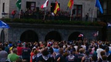 Urdaibai celebra el título en el Ayuntamiento de Castro Urdiales.