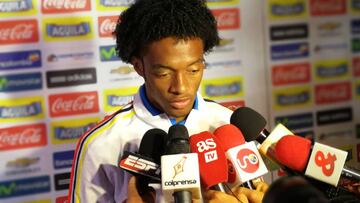Juan Guillermo Cuadrado, jugador de la Selección Colombia que enfrentará a Ecuador en Quito.