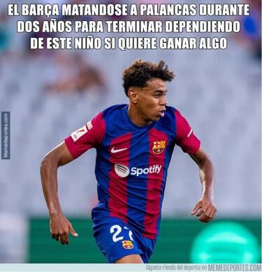 La derrota del Barcelona, protagonista de los memes de la jornada