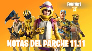 Fortnite Capítulo 2 - Temporada 1: notas del parche 11.11