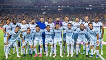 Cruz Azul team group during the game Tigres UANL vs Cruz Azul, corresponding to Round 13 of the Torneo Apertura 2023 of the Liga BBVA MX, at Universitario Stadium, on October 21, 2023.
<br><br>
Equipo de Cruz Azul durante el partido Tigres UANL vs Cruz Azul, correspondiente a la Jornada 13 del Torneo Apertura 2023 de la Liga BBVA MX, en el Estadio Universitario, el 21 de Octubre de 2023.