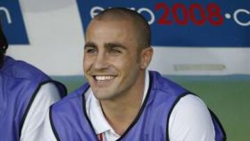 <strong>DECEPCIONADO.</strong> A pesar de que Italia quedó eliminada a manos de España, Cannavaro declaró que esperaba más de la selección de Aragonés por su calidad.