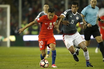 Chile - Paraguay, en imágenes