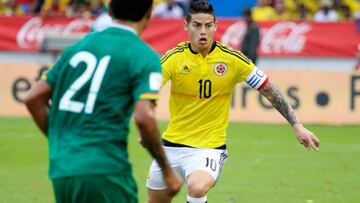 James y Falcao lideran lista para enfrentar a Venezuela y Brasil