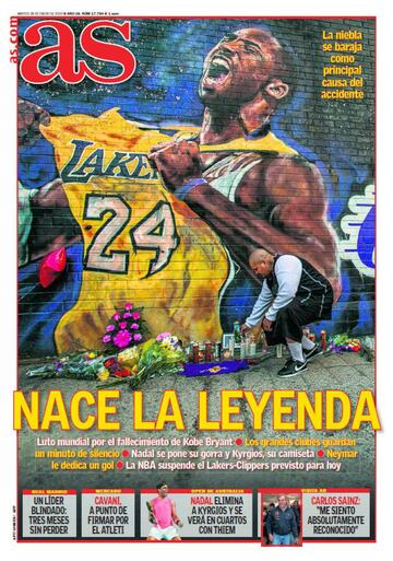 Cronología: las horas después de la tragedia de Kobe Bryant