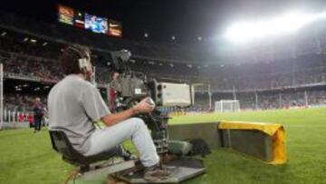 Medios en el Camp Nou