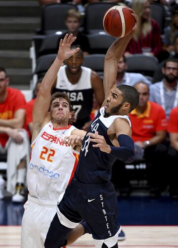 Ha jugado poco en la preparación y también jugará poco en el Mundial. Pero ha convencido Scariolo, que tiene planes concretos defensivos para él. Es un buen soldado y conoce su rol en el equipo. Sin reproches.