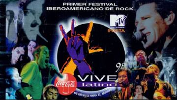 Una entrada valía lo que hoy una cerveza, veías a Café Tacuba y Julieta Venegas; así fue el Vive Latino 1998