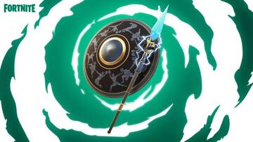 Arte oficial de los objetos cosméticos de la skin Giannis Hoplita en Fortnite