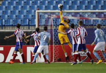 Parada de Moya portero del Atlético