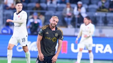 Ryan Porteus of Los Angeles FC during the round of 16 first leg match between Los Angeles FC and LD Alajuelense as part of the CONCACAF Champions Cup 2026, at BMO Stadium, on March 10, 2026 in Los Angeles, California, Mexico.