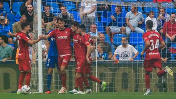 Budimir celebra su gol de penalti.