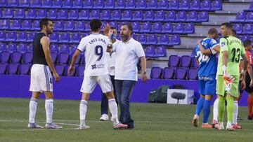 23/06/20 PARTIDO PRIMERA DIVISION
 CORONAVIRUS COVID19
 REAL VALLADOLID - GETAFE
 FIN PARTIDO SERGIO GONZALEZ 